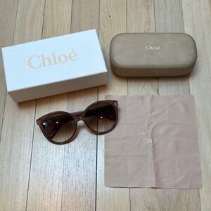 Chloe Elize Nude Sunglasses